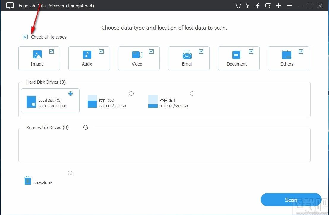 FoneLab Data Retriever下载,数据恢复工具,数据恢复