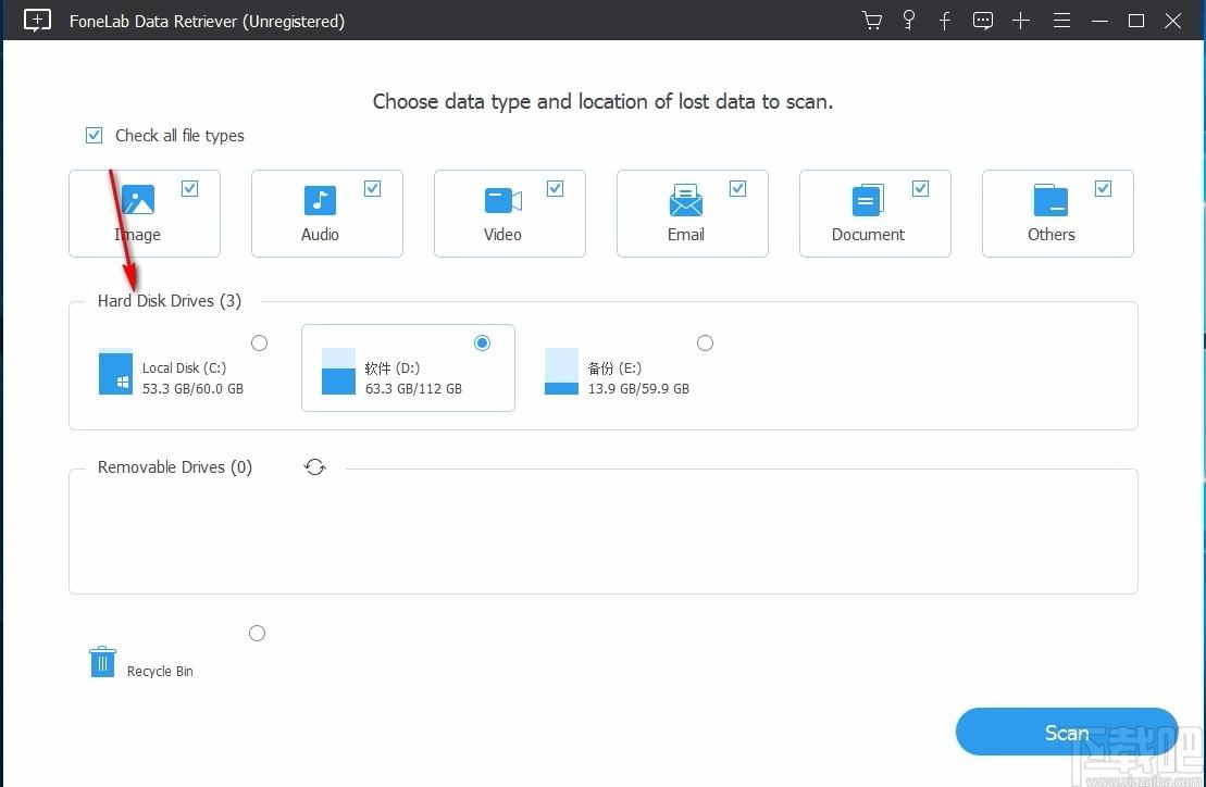 FoneLab Data Retriever下载,数据恢复工具,数据恢复
