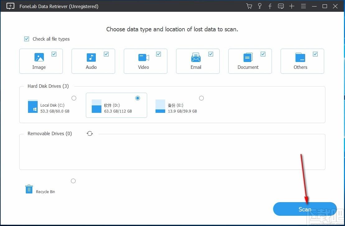 FoneLab Data Retriever下载,数据恢复工具,数据恢复